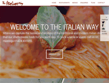 Tablet Screenshot of italianway.co.uk